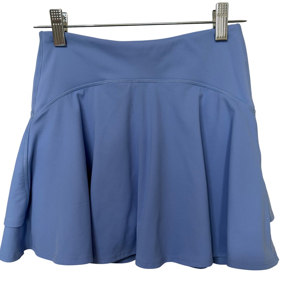 Old Navy Active Powersoft Skort Extra High Rise Go-Dry Blue Ruffle XS Womens